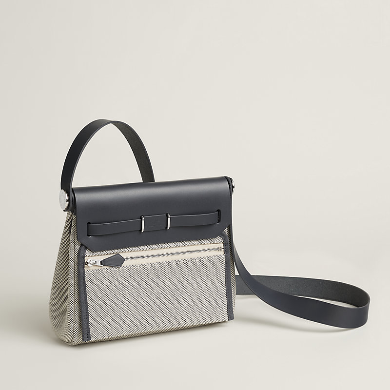  Túi Nữ Hermes Herbag Zip 20 'Ardoise' 