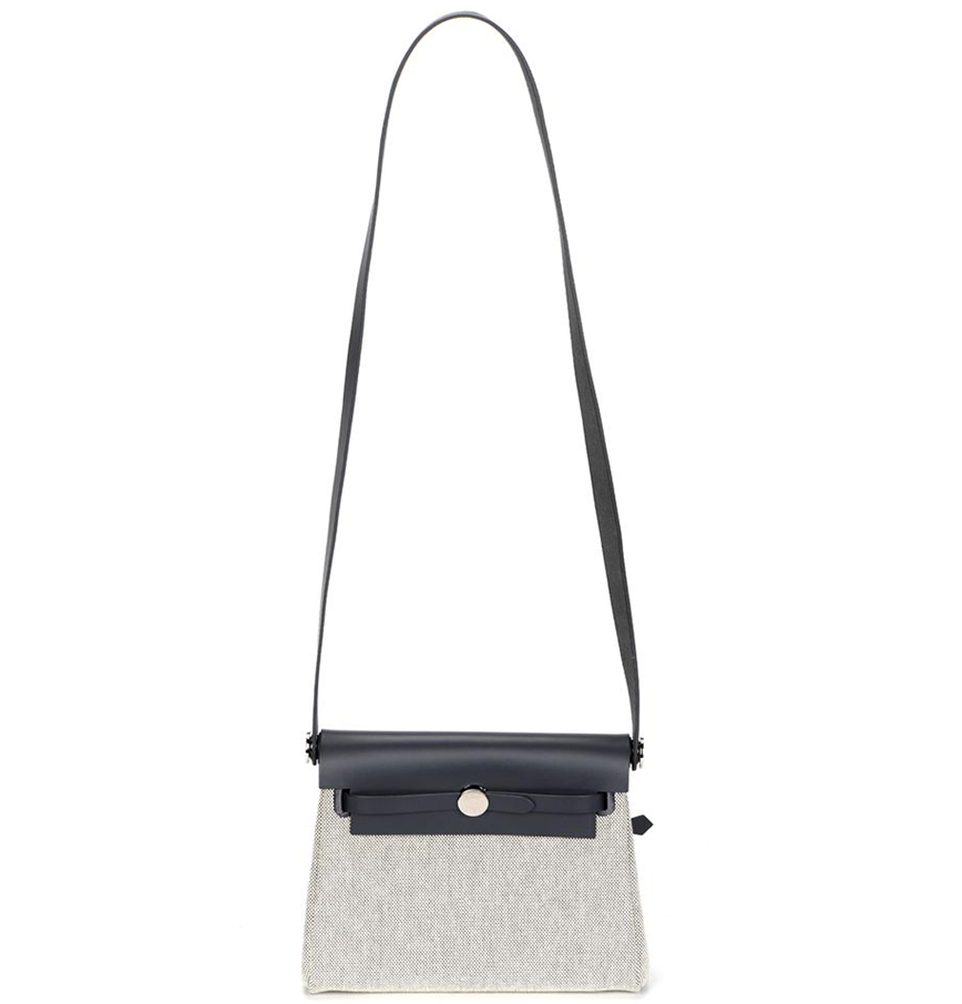  Túi Nữ Hermes Herbag Zip 20 'Ardoise' 