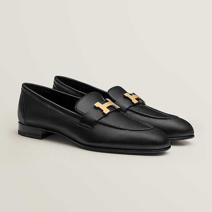  Giày Nam Hermes Paris Loafer ‘Black Noir’ 
