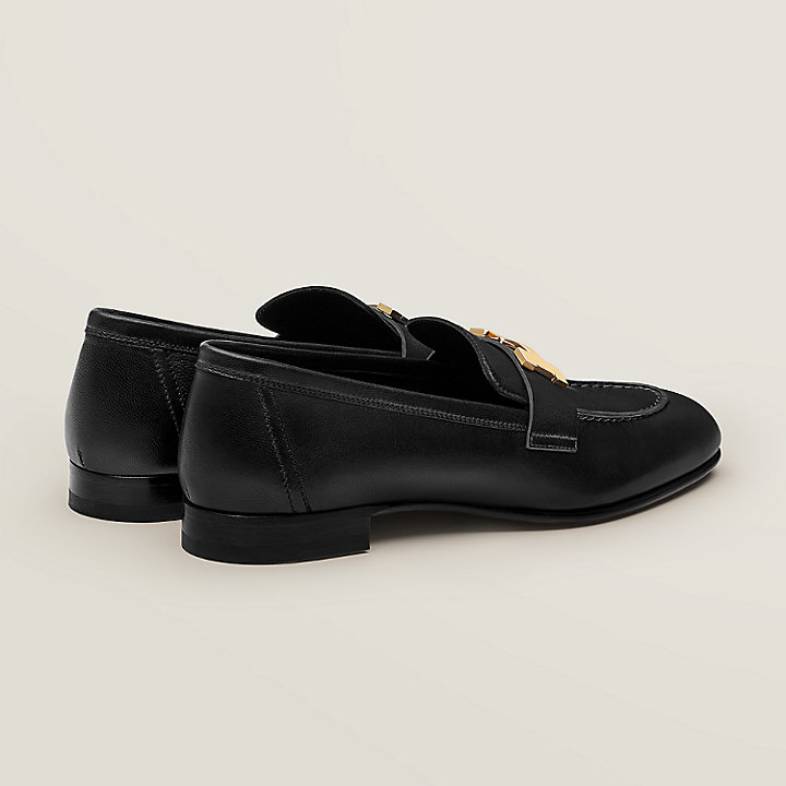  Giày Nam Hermes Paris Loafer ‘Black Noir’ 