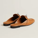  Giày Nữ Hermes Oz Mule 'Brown' 