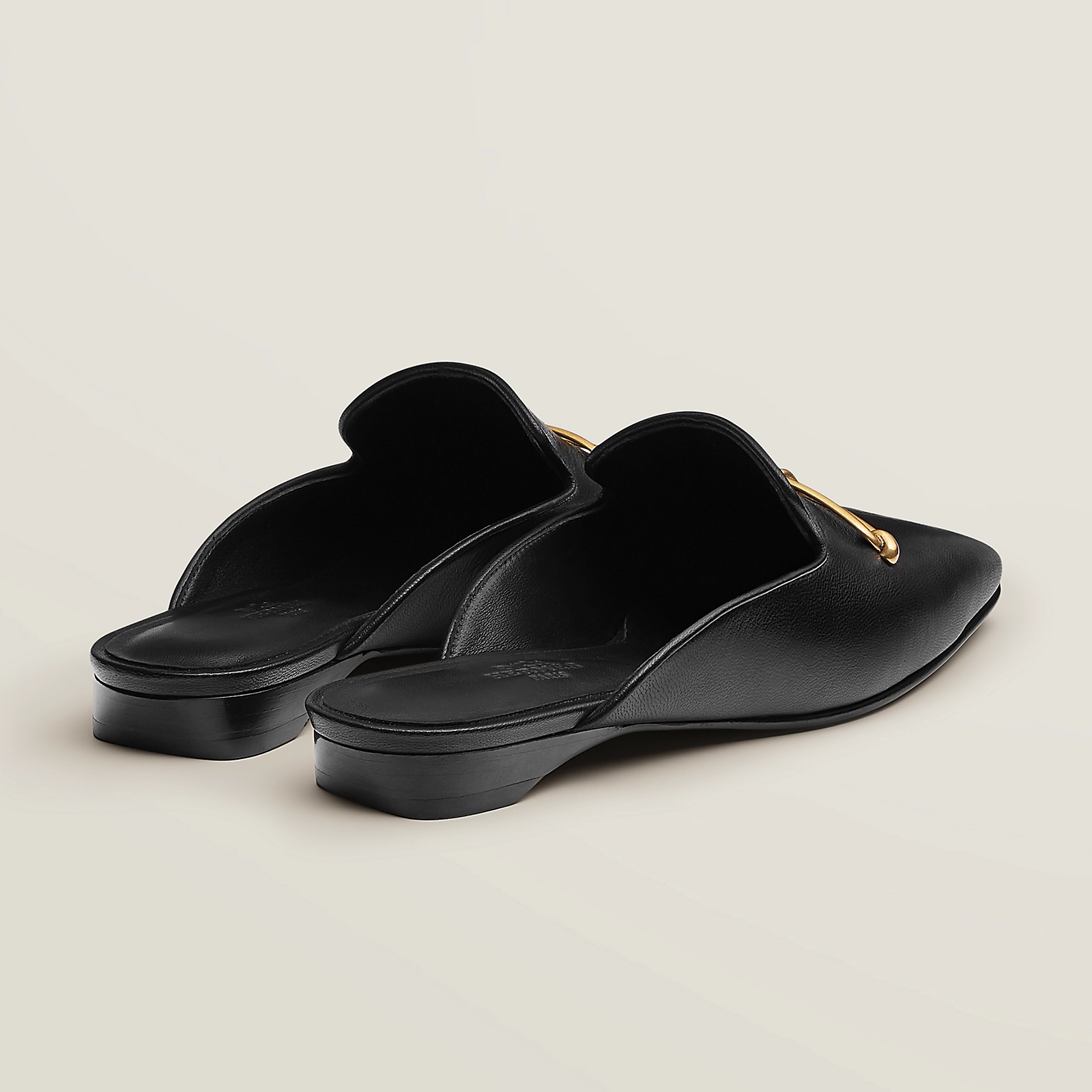  Giày Nữ Hermes Esmee Mule 'Black' 
