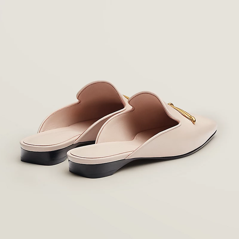  Giày Nữ Hermes Esmee Mule 'Pink' 