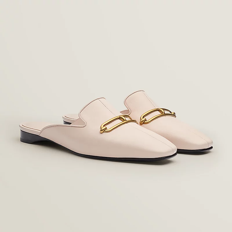  Giày Nữ Hermes Esmee Mule 'Pink' 
