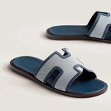  Dép Nam Hermes Izmir Canvas Sandal 'Blue' 