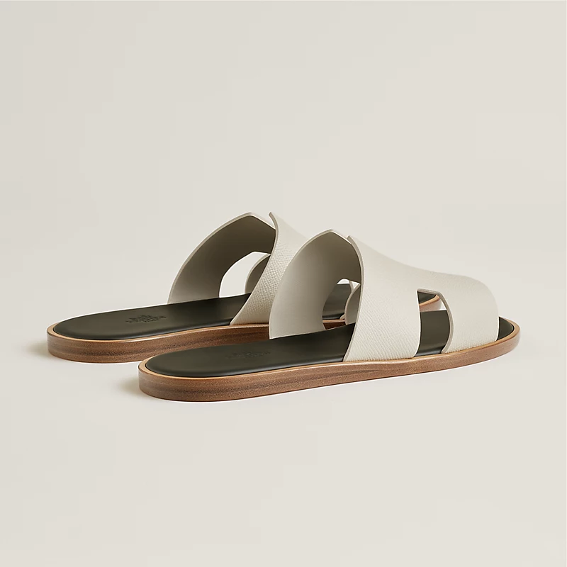  Dép Nam Hermes Izmir Sandal 'Beige Glaise' 