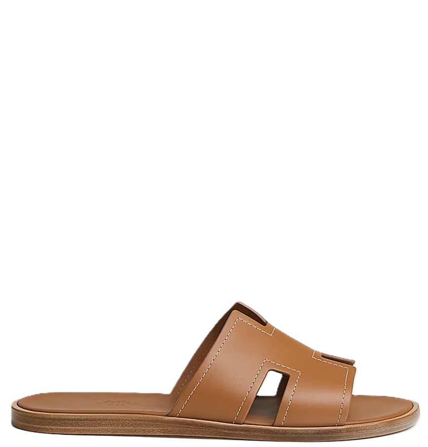  Dép Nam Hermes Izmir Sandal 'Brown' 
