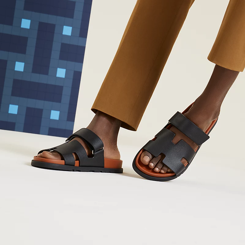  Dép Nam Hermes Chypre Sandal 'Brown' 