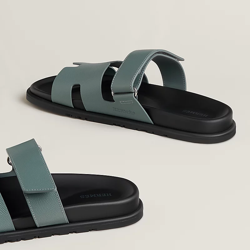  Dép Nam Hermes Chypre Sandal 'Grey' 
