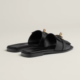  Dép Nữ Hermes Giulia Sandal 'Black' 