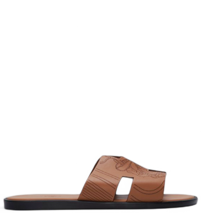  Dép Nam Hermes Izmir Sandal 'Brown' 