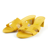  Dép Nữ Hermes Oasis Sandal 'Yellow' 