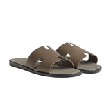  Dép Nam Hermes Izmir Étoupe Sandal 'Brown' 