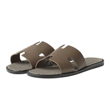  Dép Nam Hermes Izmir Étoupe Sandal 'Brown' 
