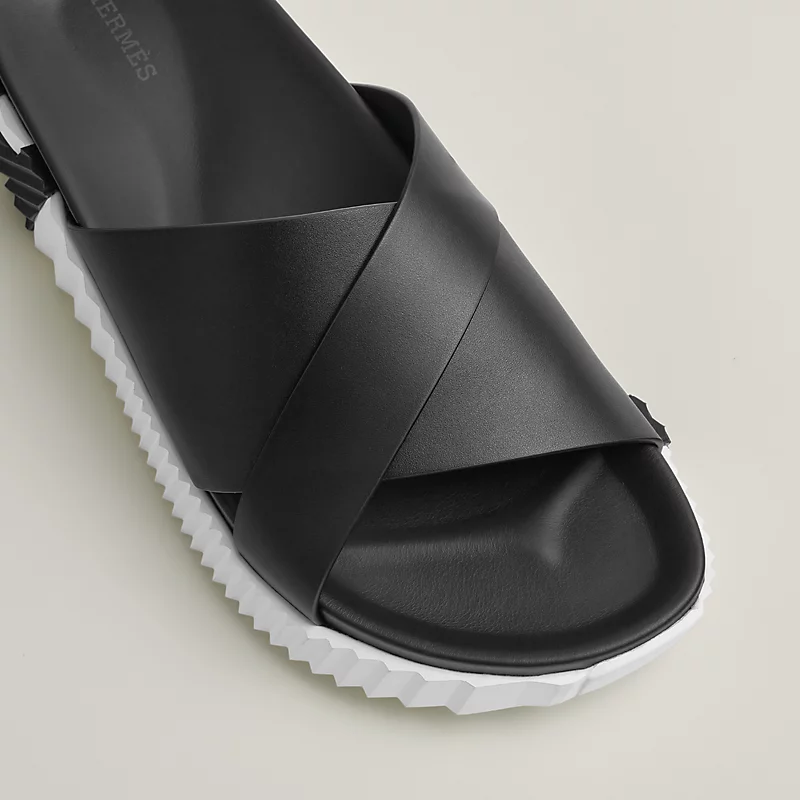  Dép Nam Hermes Infra Sandal 'Black' 