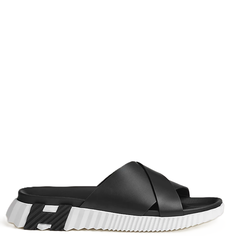  Dép Nam Hermes Infra Sandal 'Black' 