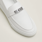  Giày Nữ Hermes Game Slip-on Sneaker 'White' 
