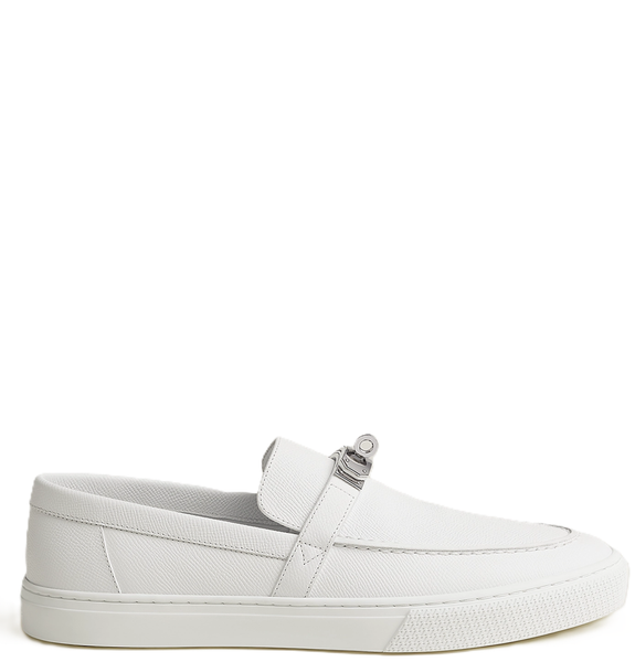  Giày Nữ Hermes Game Slip-on Sneaker 'White' 