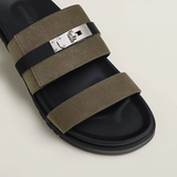  Dép Nam Hermes Jackson Sandal 'Green' 