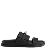  Dép Nam Hermes Jackson Sandal 'Black' 