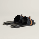  Dép Nữ Hermes Giulia Sandal 'Bleu Brut' 