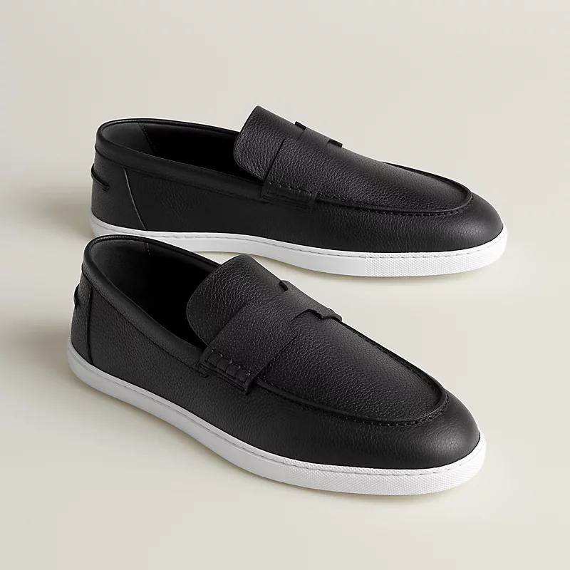  Giày Nam Hermes Job Loafer ‘Black’ 