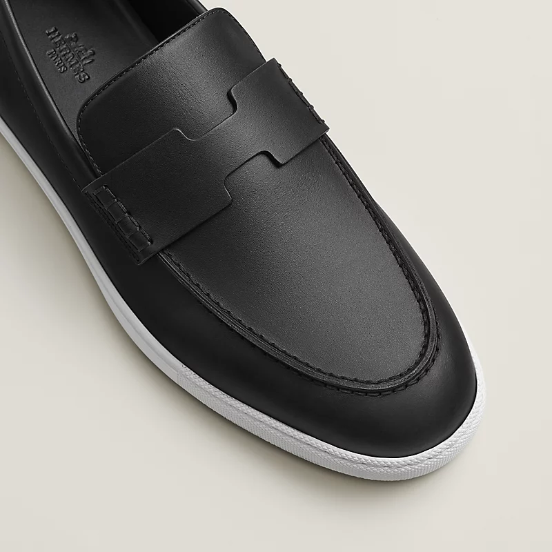  Giày Nam Hermes Job Loafer 'Black' 