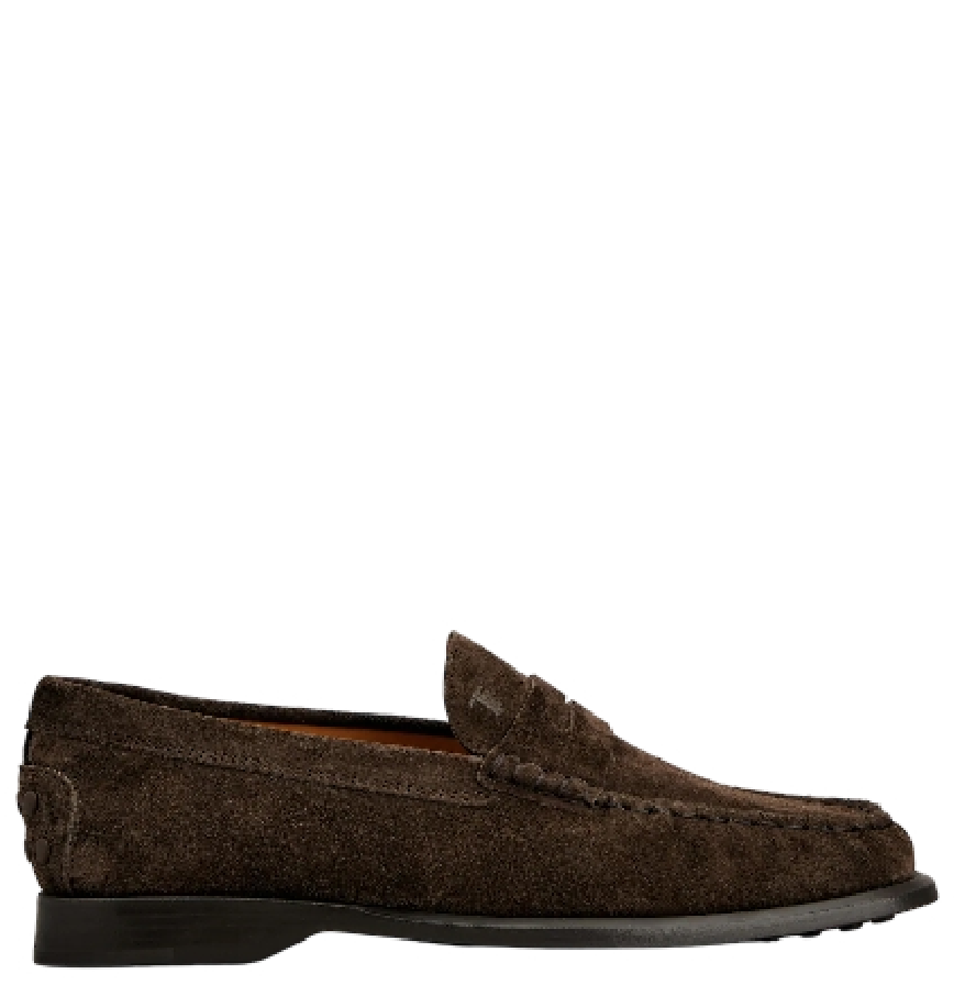  Giày Nam Tod's Loafers In Suede 'Brown' 