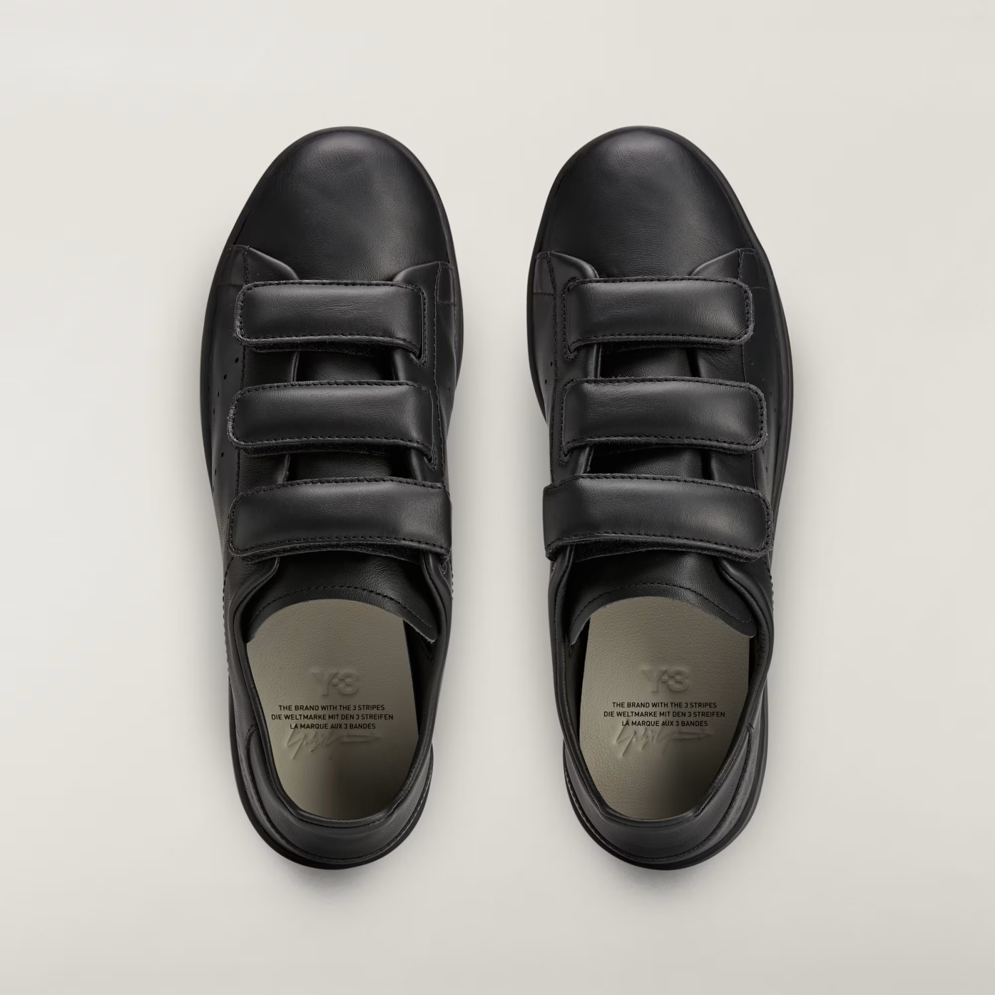  Giày Nam Adidas Y-3 Stan Smith Hook-and-Loop 'Black' 