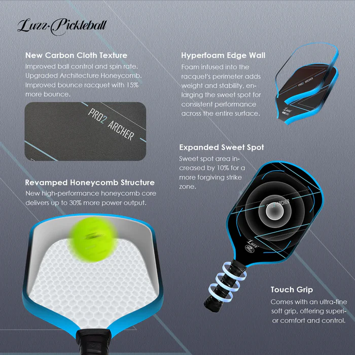  Vợt Pickleball Luzz Pro 2.0 Berserker 