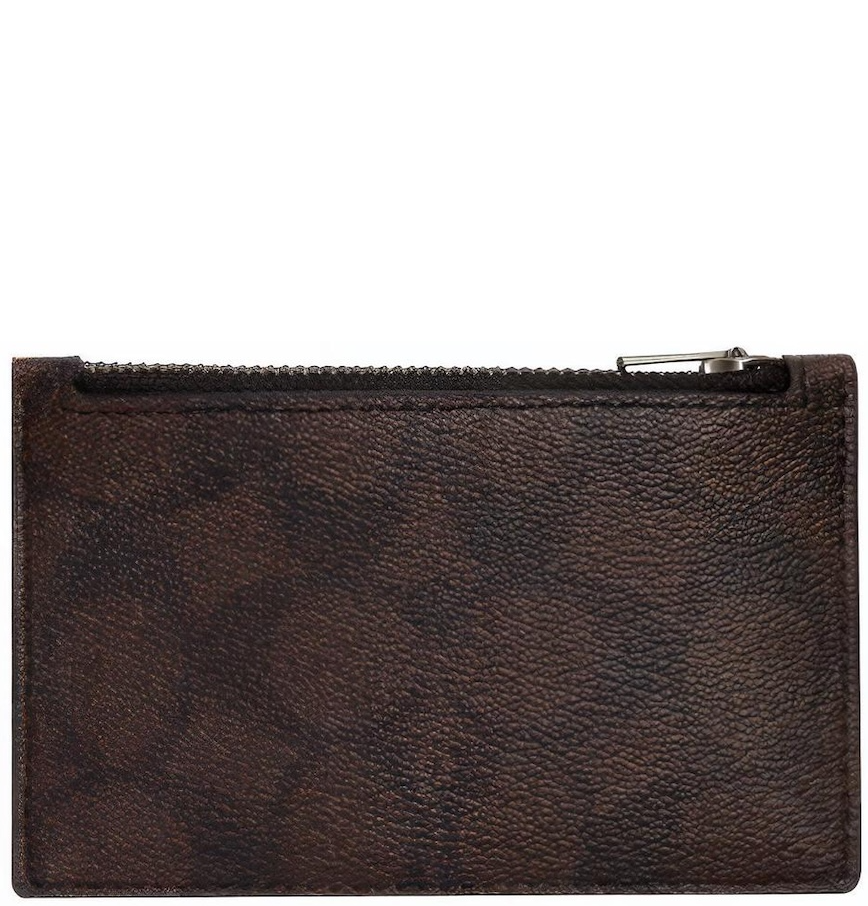  Ví Coach Zip Card Case 'Brown' 