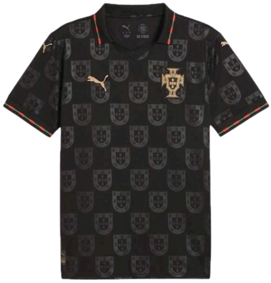  Áo Puma Portugal 25/26 'Black' 