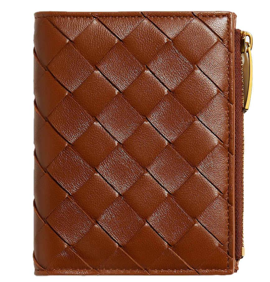  Ví Bottega Veneta Intrecciato Bi-Fold Wallet 'Tannin' 