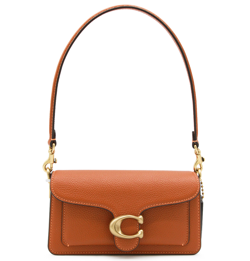  Túi Nữ Coach Tabby 20 Polished Pebble Shoulder Bag 'Brown' 