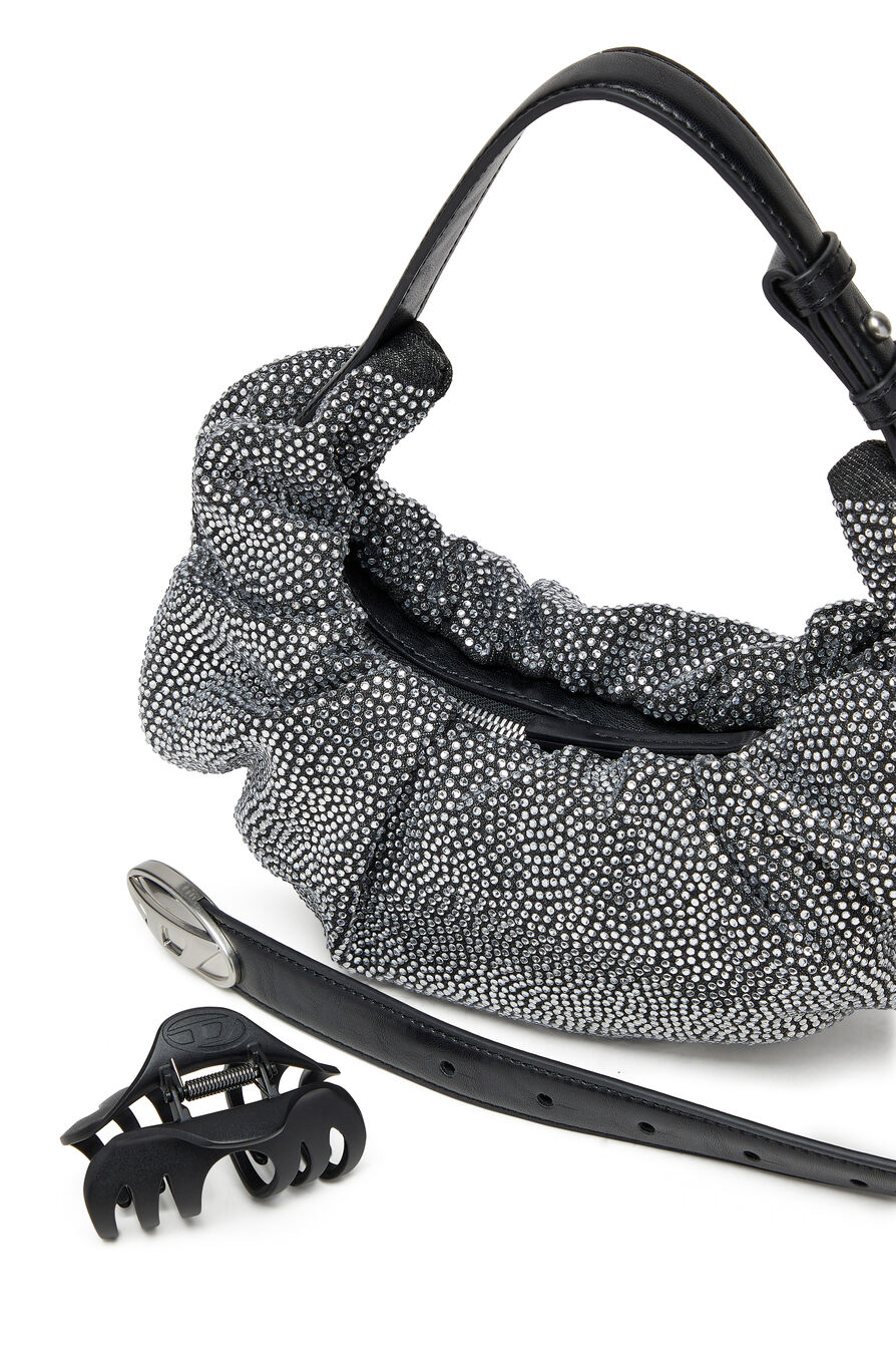  Túi Nữ Diesel Grab-D S-Small Scrunched Hobo Bag 'Black' 