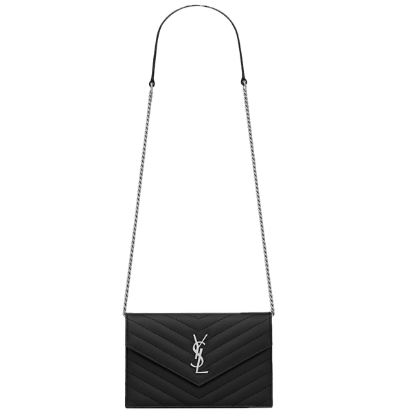  Túi Nữ Saint Laurent Cassandre Envelope Wallet 'Black' 