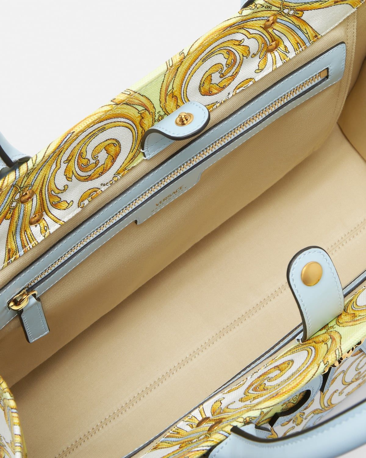  Túi Nữ Versace La Medusa Printed Large Tote 'Blue' 