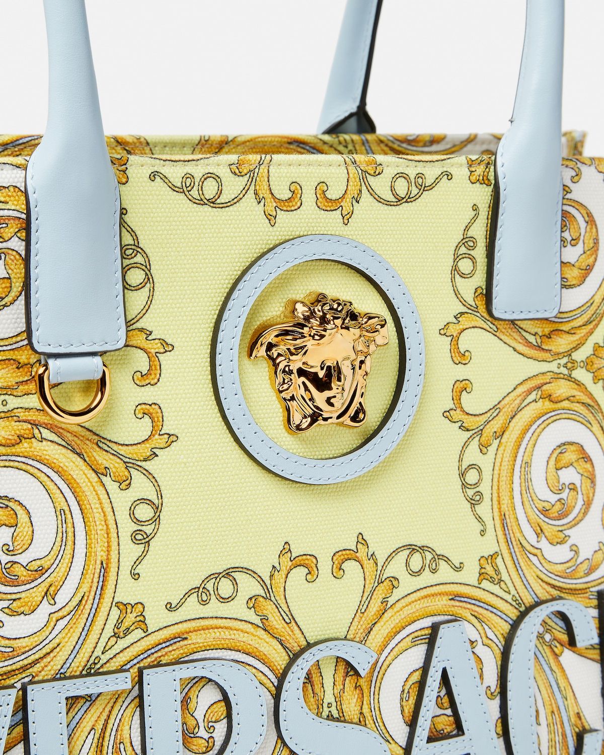  Túi Nữ Versace La Medusa Printed Large Tote 'Blue' 