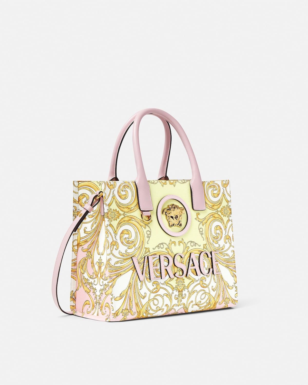  Túi Nữ Versace La Medusa Printed Small Tote 'Gold' 