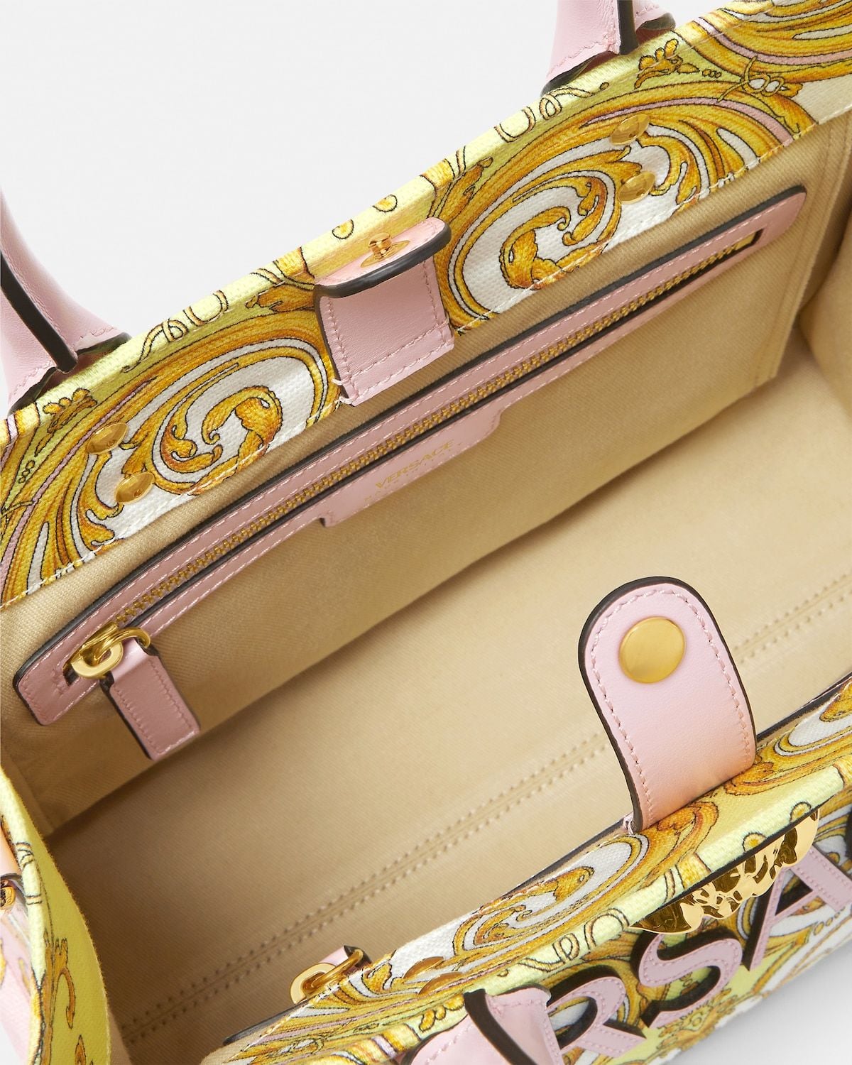  Túi Nữ Versace La Medusa Printed Small Tote 'Gold' 