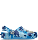 Dép Crocs Classic Clog x A Bathing Ape ABC ‘Camo Blue’ 