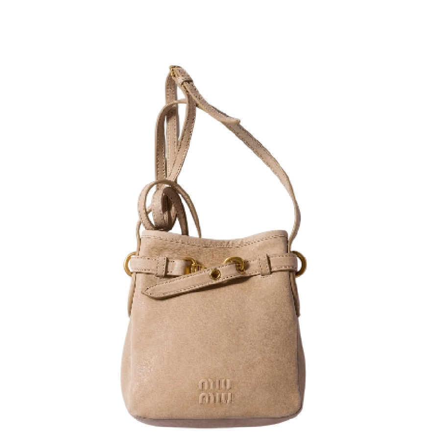  Túi Nữ Miu Miu Nappa Leather Pouch 'Cord' 