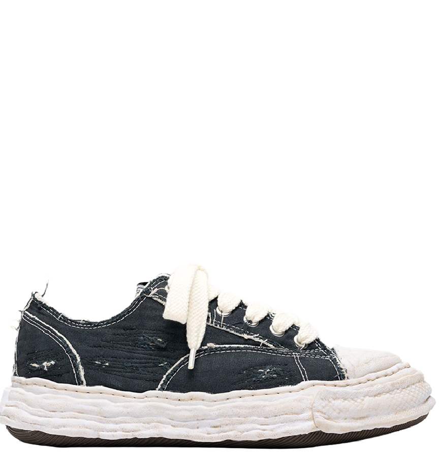  Giày Maison Mihara Yasuhiro Peterson23 OG Sole Ripped Overdye 'Black' 