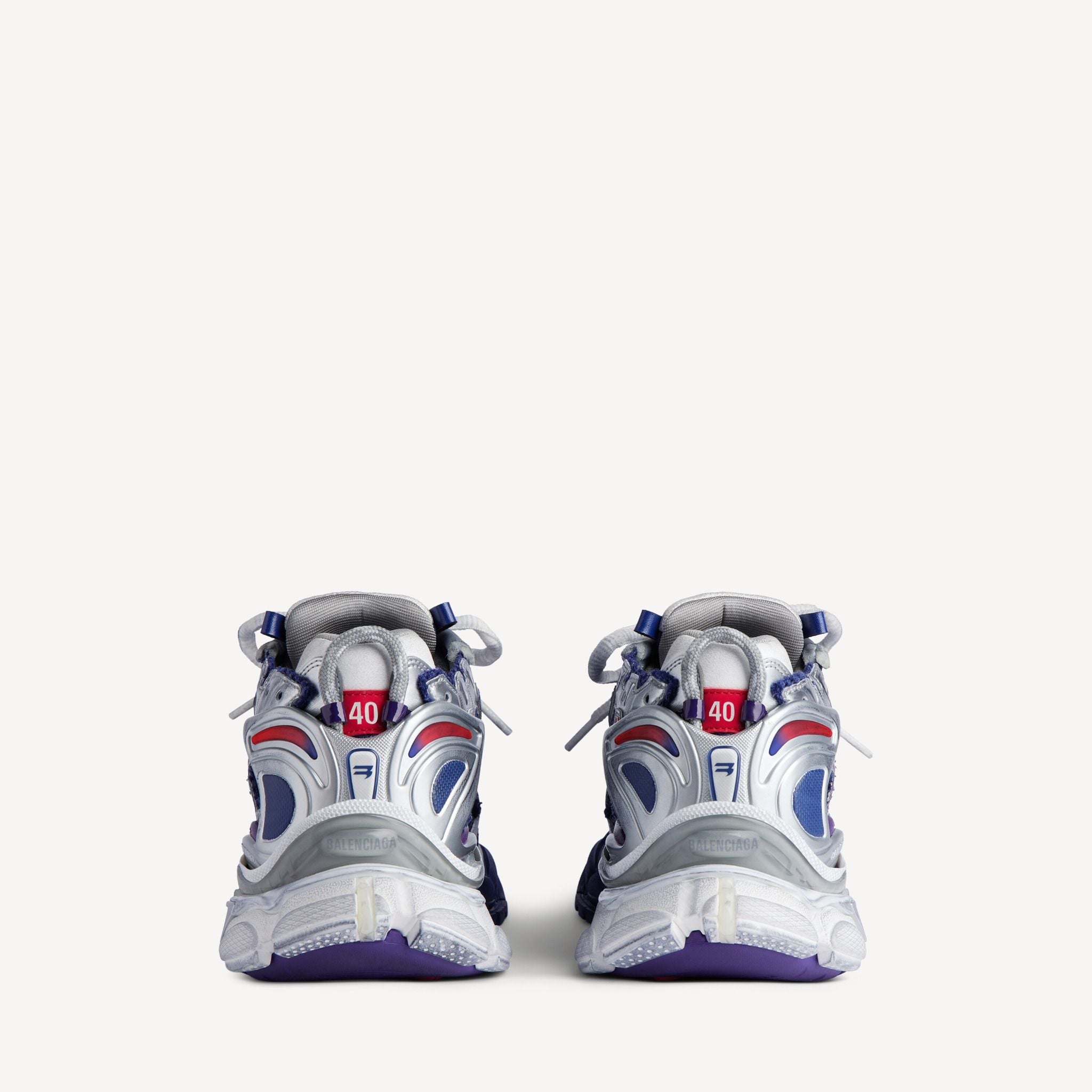  Giày Nam Balenciaga Runner Gradient Sneaker 'Grey Navy' 