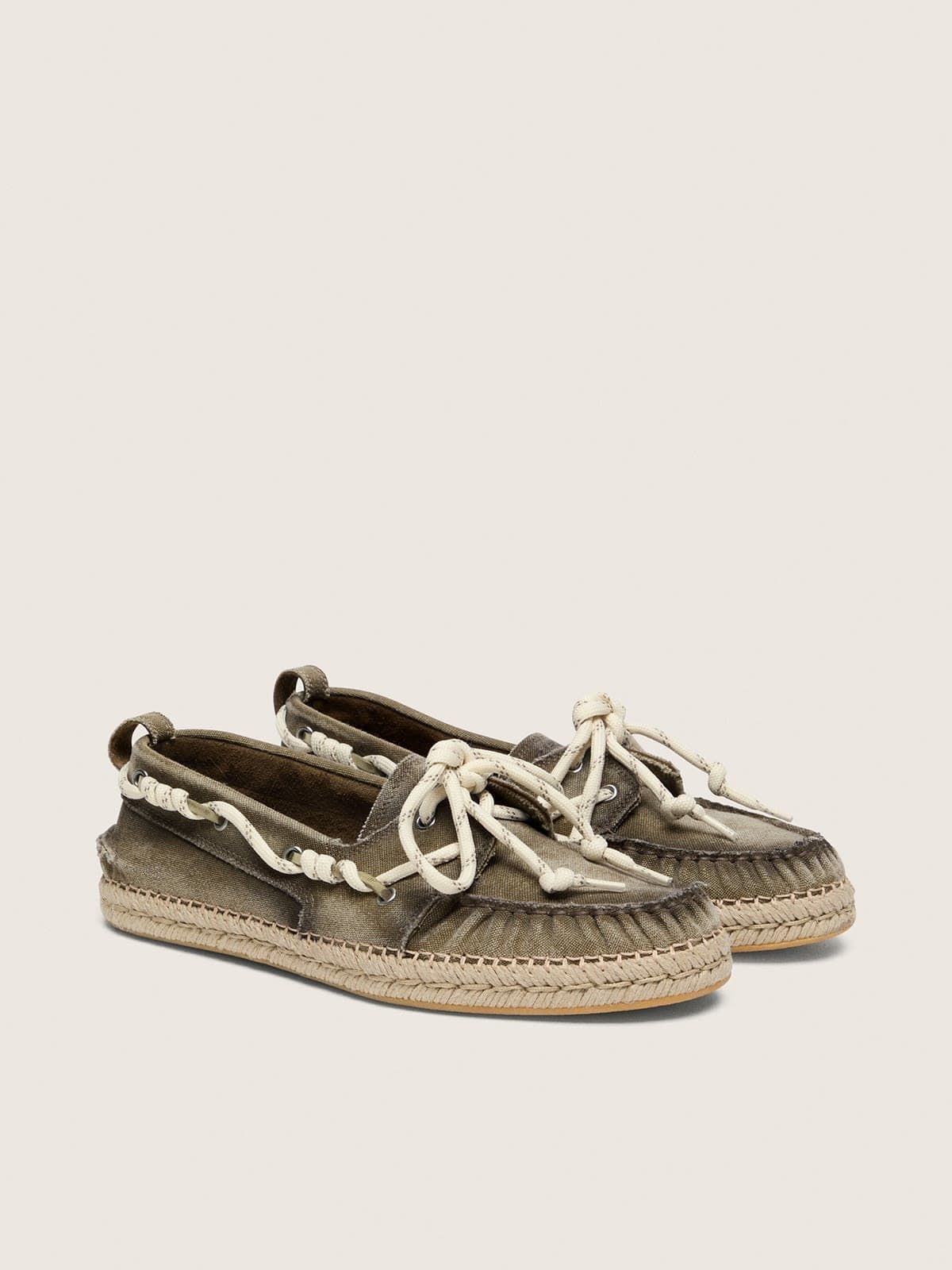  Giày Nam Golden Goose Cruise Espadrilles 'Green' 