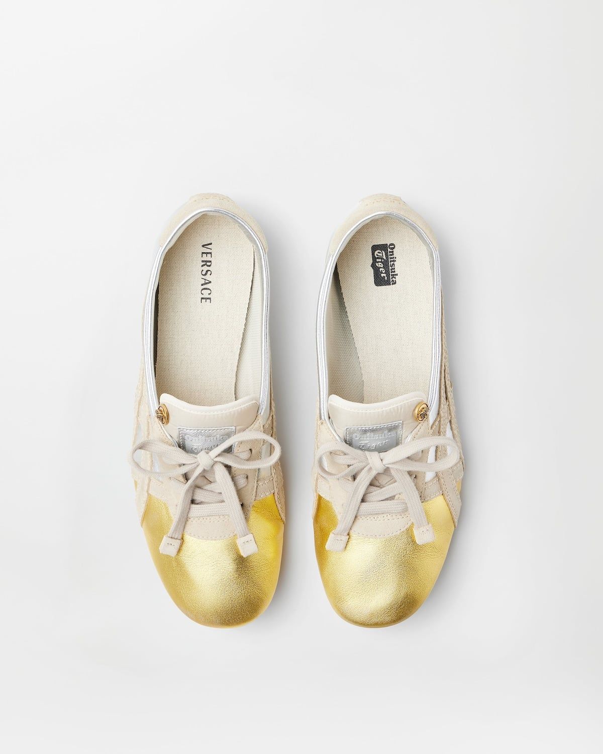  Giày Nam Onitsuka Tiger x Versace Sakura 'Silver' 