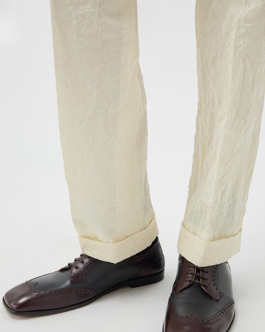  Giày Nam Versace Mick Leather Derby Shoes 'Black' 