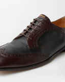  Giày Nam Versace Mick Leather Derby Shoes 'Black' 