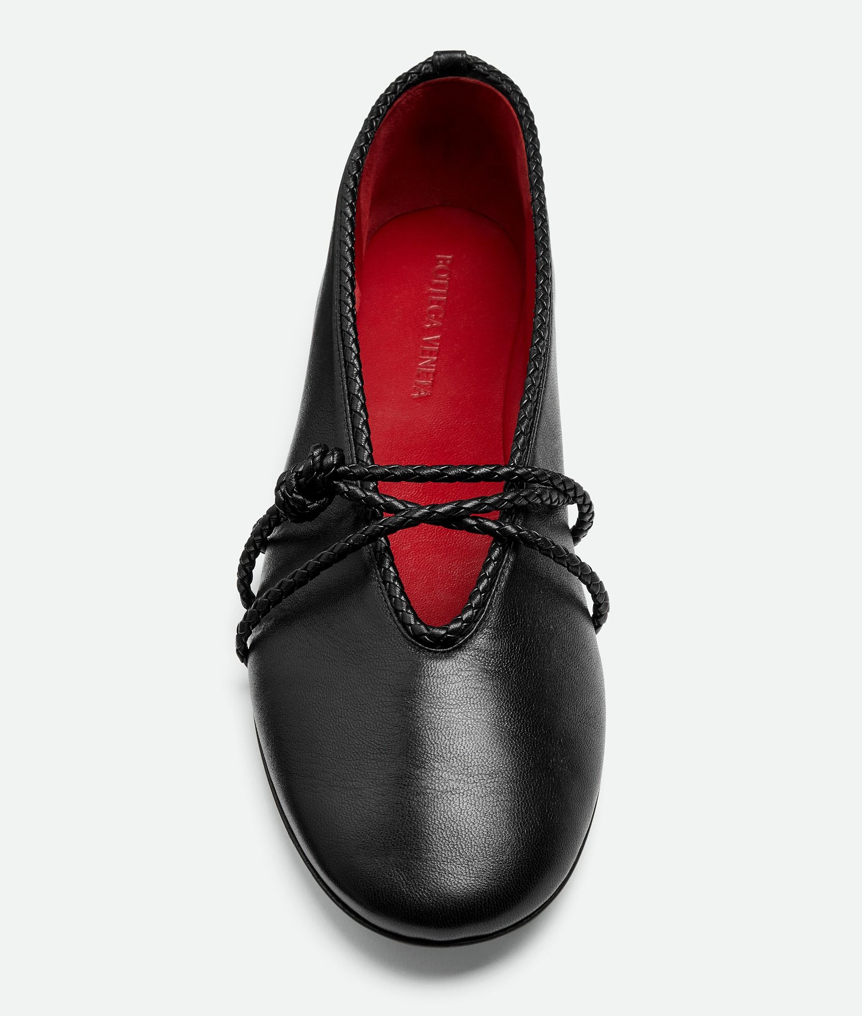  Giày Nữ Bottega Veneta Rosa Mary-Jane Ballerina 'Black' 