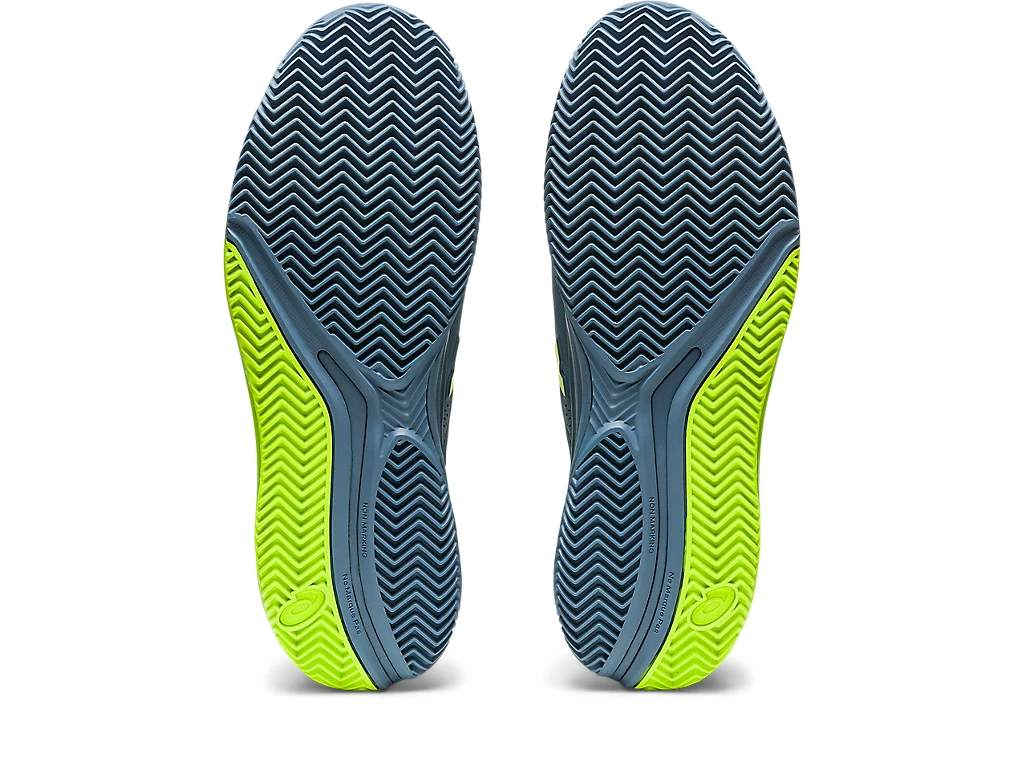  Giày Nam Asics Gel Resolution 9 Clay 'Steel Blue Hazard Green' 